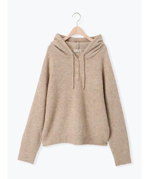 Samansa Mos2（サマンサ モスモス）の「フード付きヘンリーネック