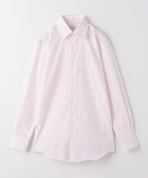 green label relaxing（グリーンレーベルリラクシング）の「コットン ロンスト レギュラーカラー ドレスシャツ -イージーアイロン-（ビジネスシャツ・メンズ・ライトピンク/ネイビー・39cm/37cm/40cm/41cm/42cm/43cm/38cm）」の19枚目の写真