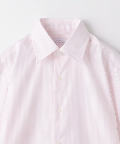 green label relaxing（グリーンレーベルリラクシング）の「コットン ロンスト レギュラーカラー ドレスシャツ -イージーアイロン-（ビジネスシャツ・メンズ・ライトピンク/ネイビー・39cm/37cm/40cm/41cm/42cm/43cm/38cm）」の21枚目の写真