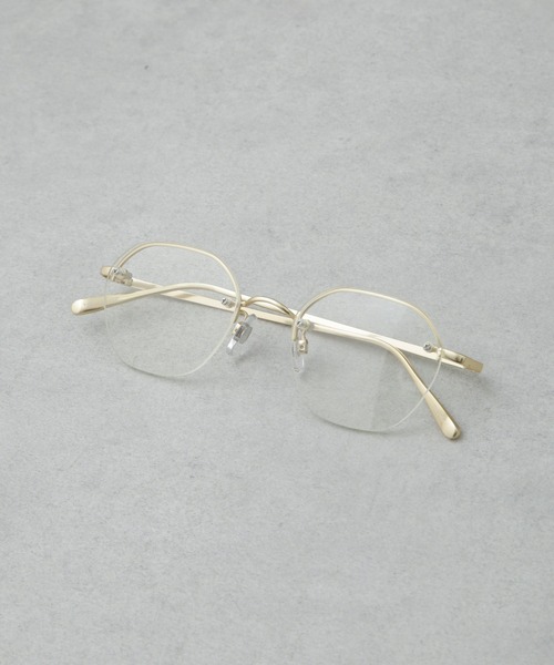 NOEYEDIA（ノーアイディア）の「NOEYEDIA/メタルフレームクリア メガネ（メガネ・レディース・シルバー/ゴールド・FREE）」の6枚目の写真