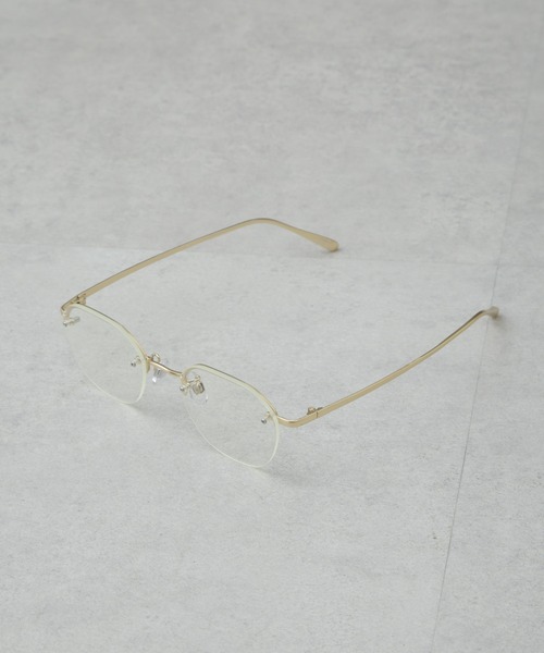 NOEYEDIA（ノーアイディア）の「NOEYEDIA/メタルフレームクリア メガネ（メガネ・レディース・シルバー/ゴールド・FREE）」の7枚目の写真
