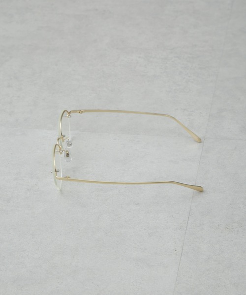 NOEYEDIA（ノーアイディア）の「NOEYEDIA/メタルフレームクリア メガネ（メガネ・レディース・シルバー/ゴールド・FREE）」の8枚目の写真
