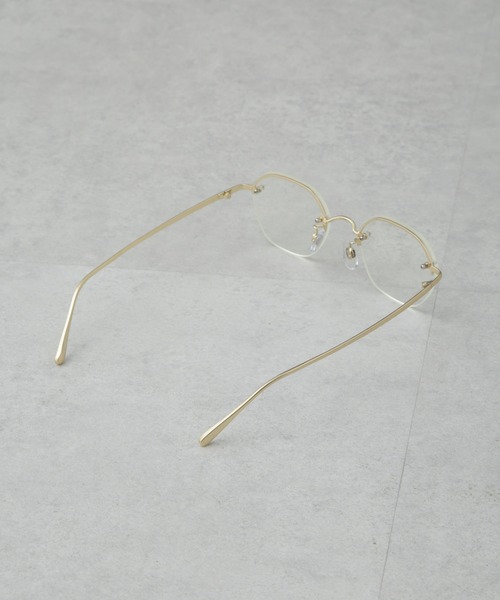 NOEYEDIA（ノーアイディア）の「NOEYEDIA/メタルフレームクリア メガネ（メガネ・レディース・シルバー/ゴールド・FREE）」の9枚目の写真