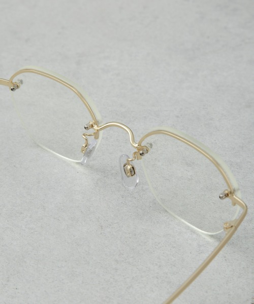 NOEYEDIA（ノーアイディア）の「NOEYEDIA/メタルフレームクリア メガネ（メガネ・レディース・シルバー/ゴールド・FREE）」の10枚目の写真