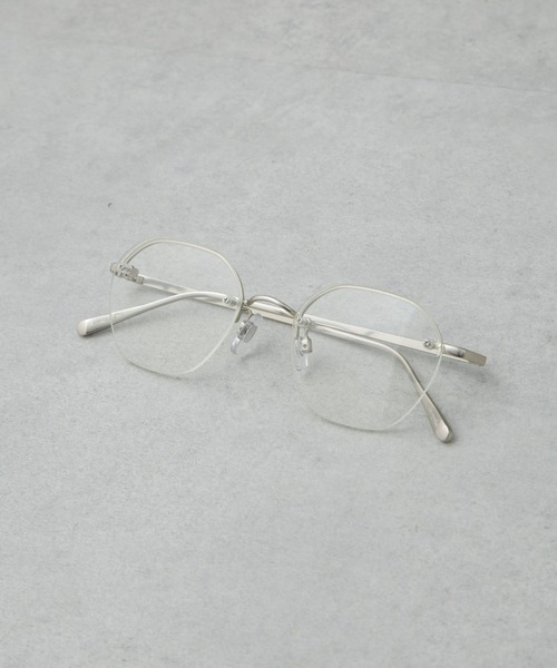 NOEYEDIA（ノーアイディア）の「NOEYEDIA/メタルフレームクリア メガネ（メガネ・レディース・シルバー/ゴールド・FREE）」の5枚目の写真