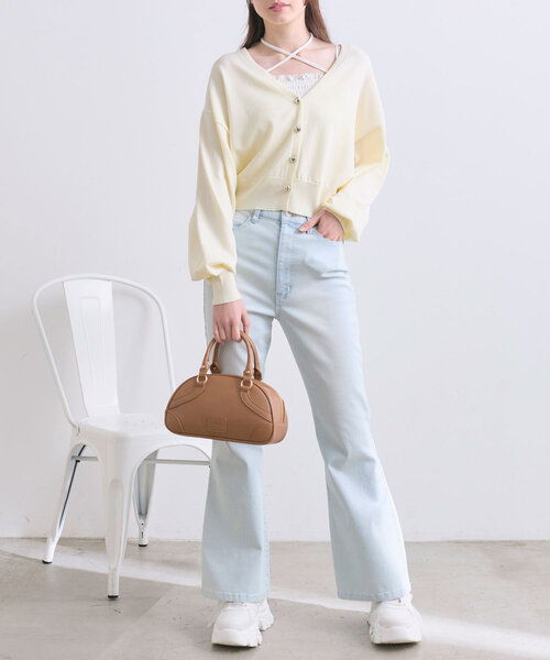 OLIVE des OLIVE（オリーブデオリーブ）の「美脚ストレッチデニムパンツ（その他パンツ・レディース・サックスブルー/ブルー・SMALL/MEDIUM）」の22枚目の写真