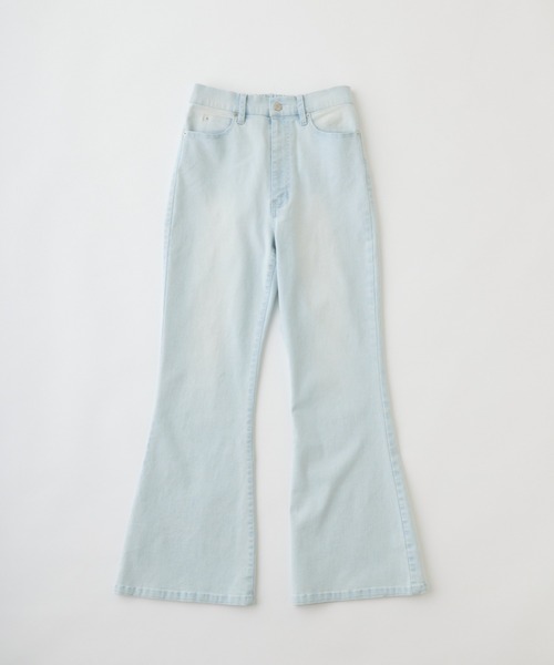 OLIVE des OLIVE（オリーブデオリーブ）の「美脚ストレッチデニムパンツ（その他パンツ・レディース・サックスブルー/ブルー・SMALL/MEDIUM）」の4枚目の写真