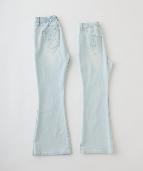 OLIVE des OLIVE（オリーブデオリーブ）の「美脚ストレッチデニムパンツ（その他パンツ・レディース・サックスブルー/ブルー・SMALL/MEDIUM）」の5枚目の写真