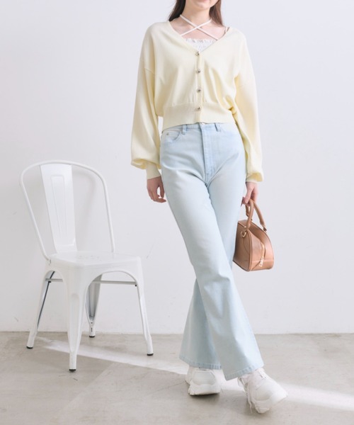 OLIVE des OLIVE（オリーブデオリーブ）の「美脚ストレッチデニムパンツ（その他パンツ・レディース・サックスブルー/ブルー・SMALL/MEDIUM）」の10枚目の写真