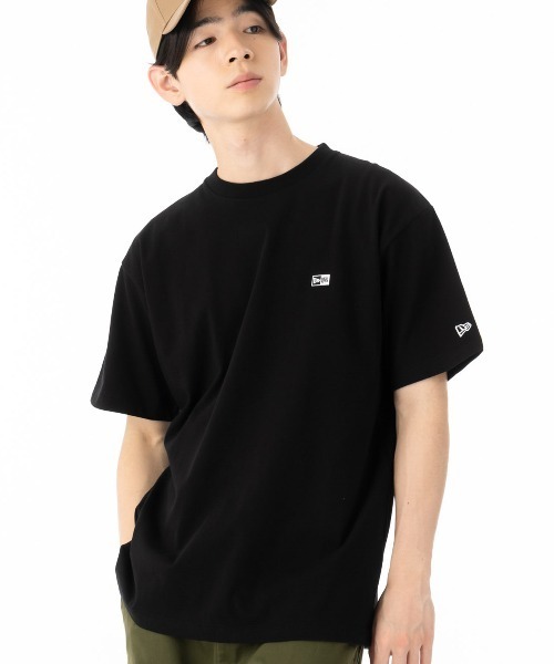 NEW ERA（ニューエラ）の「ニューエラ 半袖Tシャツ ミニボックスロゴ コットン（Tシャツ/カットソー・メンズ・ブラック/ホワイト/ブルー・M/S/XXL/XL/L）」の2枚目の写真