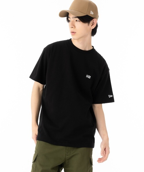 NEW ERA（ニューエラ）の「ニューエラ 半袖Tシャツ ミニボックスロゴ コットン（Tシャツ/カットソー・メンズ・ブラック/ホワイト/ブルー・M/S/XXL/XL/L）」の19枚目の写真