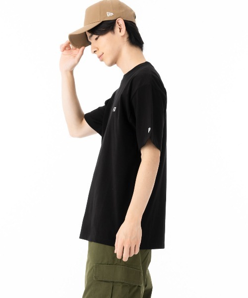 NEW ERA（ニューエラ）の「ニューエラ 半袖Tシャツ ミニボックスロゴ コットン（Tシャツ/カットソー・メンズ・ブラック/ホワイト/ブルー・M/S/XXL/XL/L）」の20枚目の写真