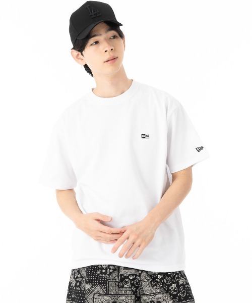 NEW ERA（ニューエラ）の「ニューエラ 半袖Tシャツ ミニボックスロゴ コットン（Tシャツ/カットソー・メンズ・ブラック/ホワイト/ブルー・M/S/XXL/XL/L）」の5枚目の写真