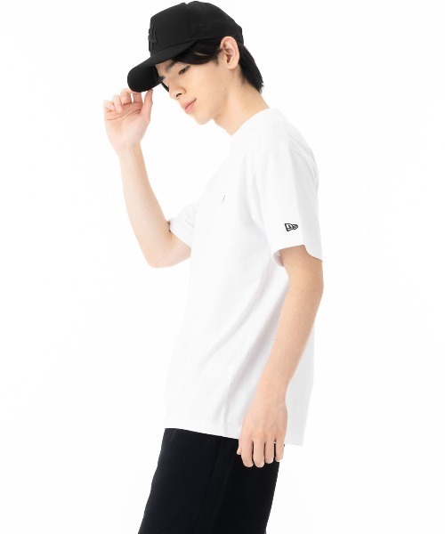 NEW ERA（ニューエラ）の「ニューエラ 半袖Tシャツ ミニボックスロゴ コットン（Tシャツ/カットソー・メンズ・ブラック/ホワイト/ブルー・M/S/XXL/XL/L）」の6枚目の写真