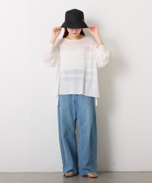 PAPILLONNER（パピヨネ）の「ウォッシャブルペーパーハット（ハット・レディース・ブラック・FREE）」の3枚目の写真