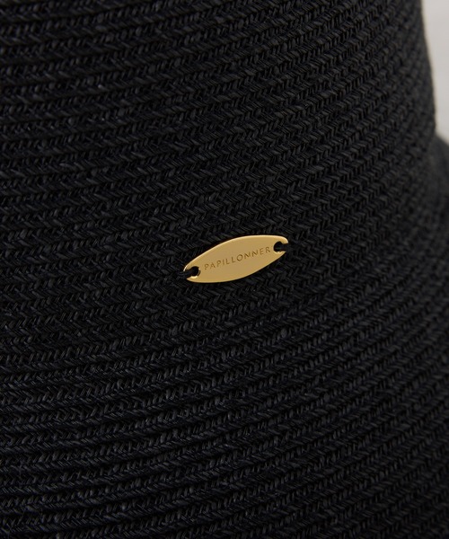 PAPILLONNER（パピヨネ）の「ウォッシャブルペーパーハット（ハット・レディース・ブラック・FREE）」の6枚目の写真