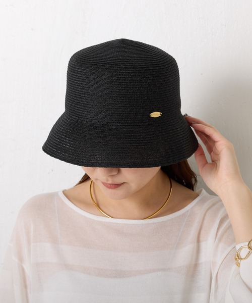 PAPILLONNER（パピヨネ）の「ウォッシャブルペーパーハット（ハット・レディース・ブラック・FREE）」の12枚目の写真