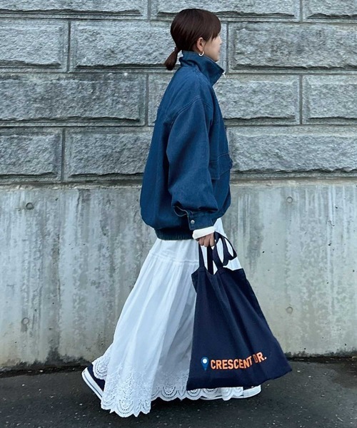 極美品✨OUR きれいめデニムジャケット　現行　ネイビー 小柄な人向け ショート ス 春秋 レディース デニムジャケット