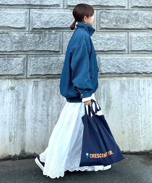 CORNERS by KR（コーナーズバイケーアール）の「【CORNERS by KR】デニムZIPジャケット（デニムジャケット・レディース・ネイビー/ブルー・M）」の20枚目の写真