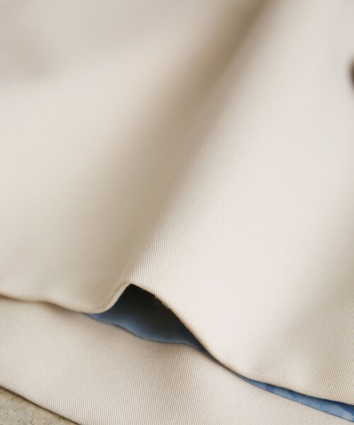 ROPE' PICNIC（ロペピクニック）の「【YOKU MOKU/ヨックモック×ROPE' PICNIC】ショートトレンチコート/撥水・花粉ガード（トレンチコート・レディース・ベージュ・38）」の19枚目の写真