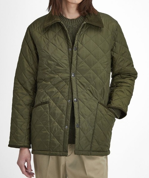 Barbour(バブアー)の「BARBOUR (バブアー) LIDDESDALE/リデスデイル/キルティング ブルゾン/MQU1794(ブルゾン・メンズ・ブラック/オリーブ系・38/40/42/36)」の1枚目の写真
