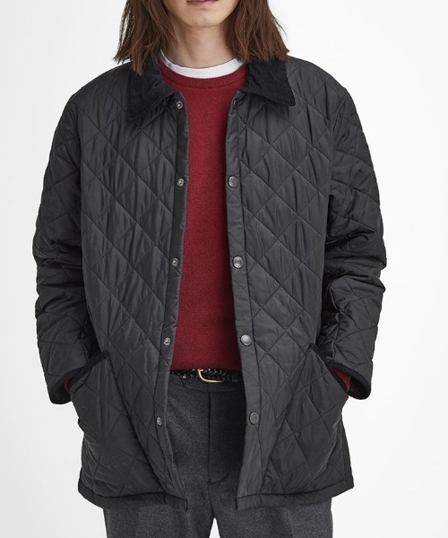 Barbour(バブアー)の「BARBOUR (バブアー) LIDDESDALE/リデスデイル/キルティング ブルゾン/MQU1794(ブルゾン・メンズ・ブラック/オリーブ系・38/40/42/36)」の7枚目の写真
