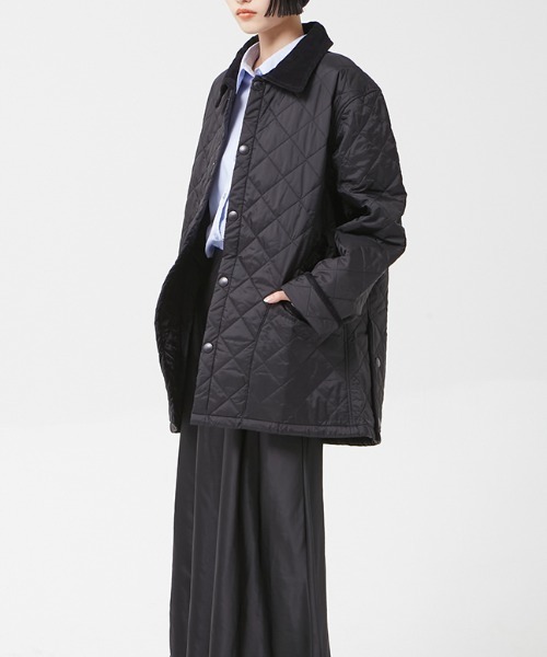 Barbour(バブアー)の「BARBOUR (バブアー) LIDDESDALE/リデスデイル/キルティング ブルゾン/MQU1794(ブルゾン・メンズ・ブラック/オリーブ系・38/40/42/36)」の5枚目の写真
