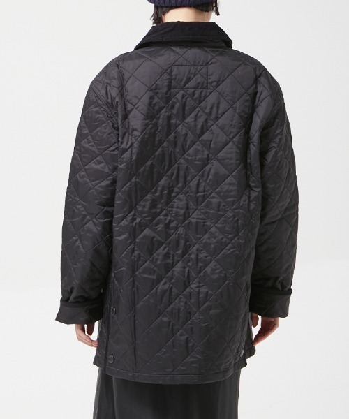 Barbour(バブアー)の「BARBOUR (バブアー) LIDDESDALE/リデスデイル/キルティング ブルゾン/MQU1794(ブルゾン・メンズ・ブラック/オリーブ系・38/40/42/36)」の6枚目の写真