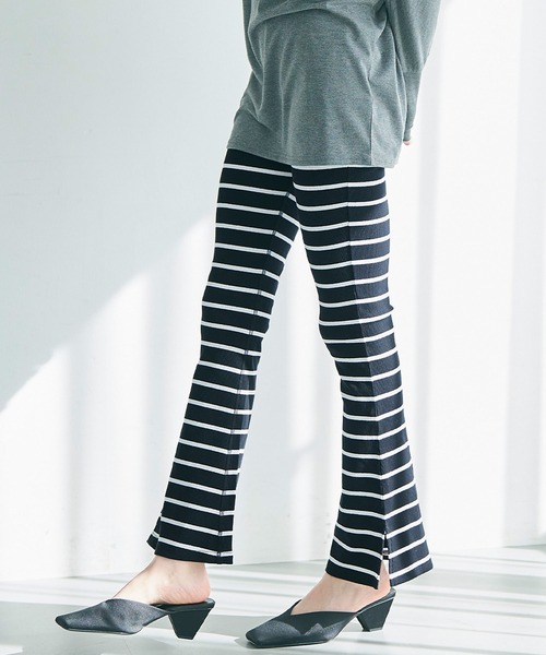 coca（coca）（コカ）の「【WEB限定セール】セミフレアリブレギンス（レギンス/スパッツ・レディース・ブラック/その他1・SHORT/LONG）」の2枚目の写真