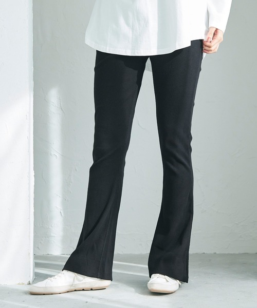 coca（coca）（コカ）の「【WEB限定セール】セミフレアリブレギンス（レギンス/スパッツ・レディース・ブラック/その他1・SHORT/LONG）」の8枚目の写真