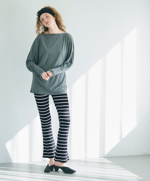 coca（coca）（コカ）の「【WEB限定セール】セミフレアリブレギンス（レギンス/スパッツ・レディース・ブラック/その他1・SHORT/LONG）」の13枚目の写真