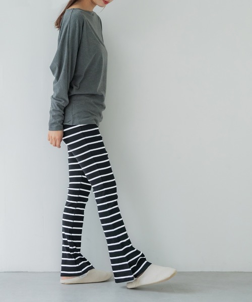 coca（coca）（コカ）の「【WEB限定セール】セミフレアリブレギンス（レギンス/スパッツ・レディース・ブラック/その他1・SHORT/LONG）」の10枚目の写真