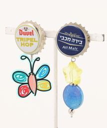 【KKSHOP】瓶蓋アレンジピアス(MA)