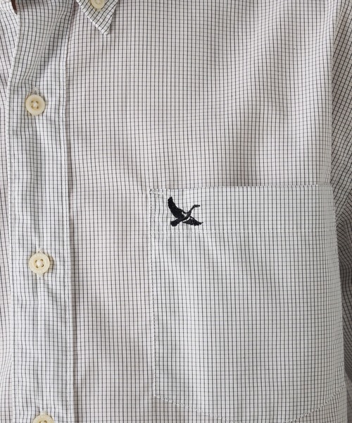 Eddie Bauer(エディーバウアー)の「チェック ブロード 刺繍 シャツ(シャツ/ブラウス・メンズ・ピンク/ネイビー/ライトブルー/ブラック・S/M/L/XL/XXL)」の7枚目の写真