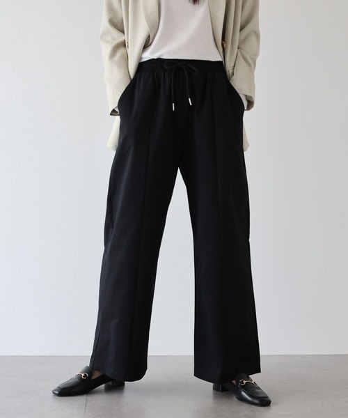 J by blue（ジェイバイブルー）の「ベーシックセンターシームパンツ（スラックス・レディース・ブラック/ベージュ・MEDIUM）」の16枚目の写真