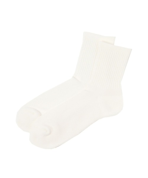 GLOBAL WORK（グローバルワーク）の「らくごこちフィットソックス/ミドル/283172（ソックス/靴下・メンズ・ホワイト/ブラック/グリーン/イエロー/ブルー系その他6/ブルー系その他7/グレー系その他6/ブルー系その他2/ホワイト系その他/ブラック系その他/ネイビー/ブルー/オレンジ/グレー/ホワイト系その他2/グリーン系その他6/ブラック系その他2/イエロー系その他6/ダークブルー/グレー系その他7/サックスブルー/レッド/ライトグレー/ダークブラウン/ホワイト系その他3・FREE）」の2枚目の写真