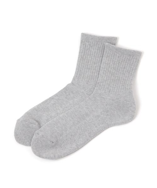 GLOBAL WORK（グローバルワーク）の「らくごこちフィットソックス/ミドル/283172（ソックス/靴下・メンズ・ホワイト/ブラック/グリーン/イエロー/ブルー系その他6/ブルー系その他7/グレー系その他6/ブルー系その他2/ホワイト系その他/ブラック系その他/ネイビー/ブルー/オレンジ/グレー/ホワイト系その他2/グリーン系その他6/ブラック系その他2/イエロー系その他6/ダークブルー/グレー系その他7/サックスブルー/レッド/ライトグレー/ダークブラウン/ホワイト系その他3・FREE）」の9枚目の写真