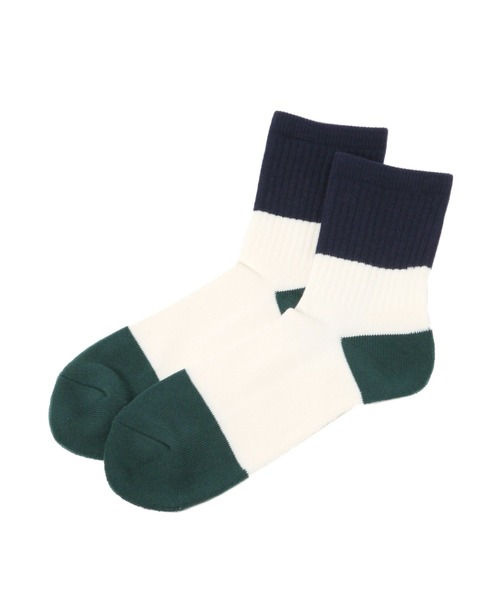 GLOBAL WORK（グローバルワーク）の「らくごこちフィットソックス/ミドル/283172（ソックス/靴下・メンズ・ホワイト/ブラック/グリーン/イエロー/ブルー系その他6/ブルー系その他7/グレー系その他6/ブルー系その他2/ホワイト系その他/ブラック系その他/ネイビー/ブルー/オレンジ/グレー/ホワイト系その他2/グリーン系その他6/ブラック系その他2/イエロー系その他6/ダークブルー/グレー系その他7/サックスブルー/レッド/ライトグレー/ダークブラウン/ホワイト系その他3・FREE）」の13枚目の写真