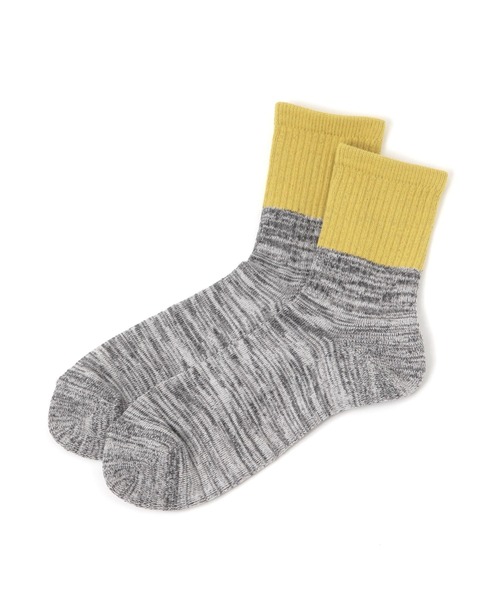 GLOBAL WORK（グローバルワーク）の「らくごこちフィットソックス/ミドル/283172（ソックス/靴下・メンズ・ホワイト/ブラック/グリーン/イエロー/ブルー系その他6/ブルー系その他7/グレー系その他6/ブルー系その他2/ホワイト系その他/ブラック系その他/ネイビー/ブルー/オレンジ/グレー/ホワイト系その他2/グリーン系その他6/ブラック系その他2/イエロー系その他6/ダークブルー/グレー系その他7/サックスブルー/レッド/ライトグレー/ダークブラウン/ホワイト系その他3・FREE）」の10枚目の写真