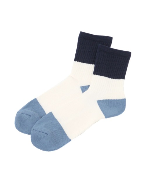 GLOBAL WORK（グローバルワーク）の「らくごこちフィットソックス/ミドル/283172（ソックス/靴下・メンズ・ホワイト/ブラック/グリーン/イエロー/ブルー系その他6/ブルー系その他7/グレー系その他6/ブルー系その他2/ホワイト系その他/ブラック系その他/ネイビー/ブルー/オレンジ/グレー/ホワイト系その他2/グリーン系その他6/ブラック系その他2/イエロー系その他6/ダークブルー/グレー系その他7/サックスブルー/レッド/ライトグレー/ダークブラウン/ホワイト系その他3・FREE）」の19枚目の写真