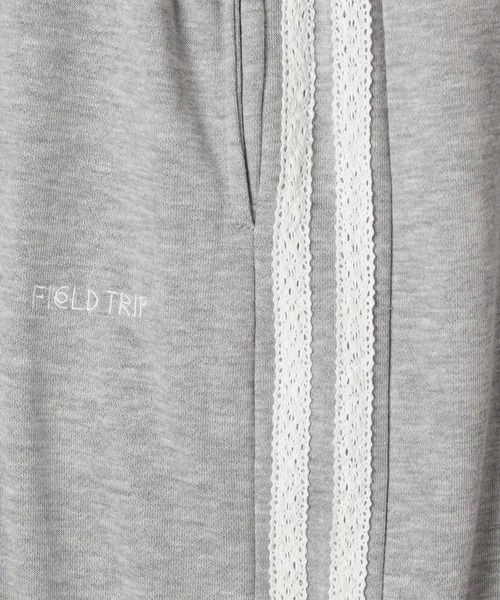 3.3 Field Trip (3.3フィールドトリップ)の「3.3 Field Trip/レースラインパンツ(スウェットパンツ・レディース・ブラック/グレー・FREE)」の12枚目の写真