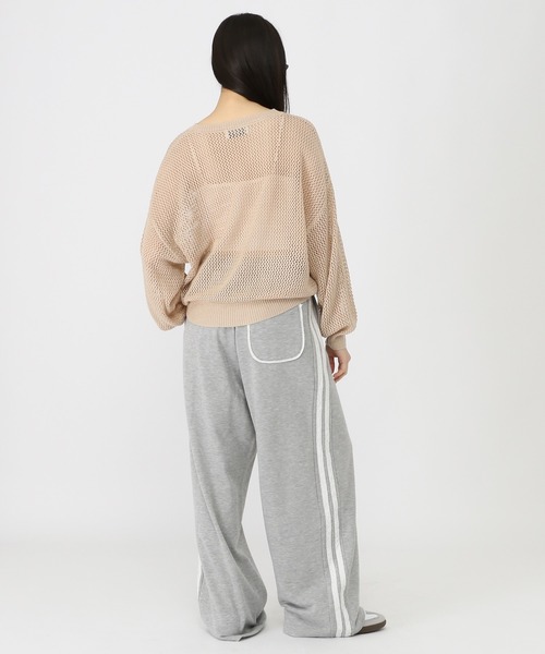 3.3 Field Trip (3.3フィールドトリップ)の「3.3 Field Trip/レースラインパンツ(スウェットパンツ・レディース・ブラック/グレー・FREE)」の20枚目の写真