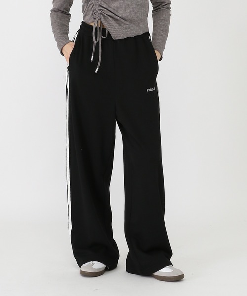 3.3 Field Trip (3.3フィールドトリップ)の「3.3 Field Trip/レースラインパンツ(スウェットパンツ・レディース・ブラック/グレー・FREE)」の17枚目の写真