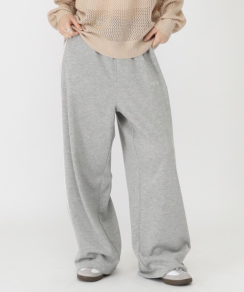 3.3 Field Trip (3.3フィールドトリップ)の「3.3 Field Trip/レースラインパンツ(スウェットパンツ・レディース・ブラック/グレー・FREE)」の21枚目の写真