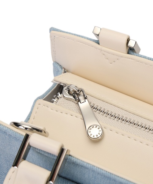 MERCURYDUO(マーキュリーデュオ)の「【MERCURYDUO/マーキュリーデュオ】デニムコンビ フラップハンドバッグ(ハンドバッグ・レディース・ネイビー/サックスブルー・FREE)」の13枚目の写真