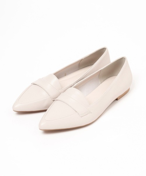 Elura（エルーラ）の「ポインテッドローファー/289254（パンプス・レディース・オフホワイト/ブラック・SMALL/MEDIUM/LARGE）」の5枚目の写真