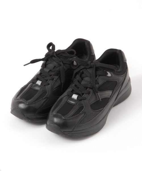 GLOBAL WORK(グローバルワーク)の「透湿防水レインスニーカー/290919(スニーカー・レディース・ブラック/アイボリー・MEDIUM/LARGE)」の1枚目の写真