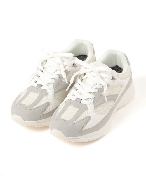 GLOBAL WORK(グローバルワーク)の「透湿防水レインスニーカー/290919(スニーカー・レディース・ブラック/アイボリー・MEDIUM/LARGE)」の8枚目の写真