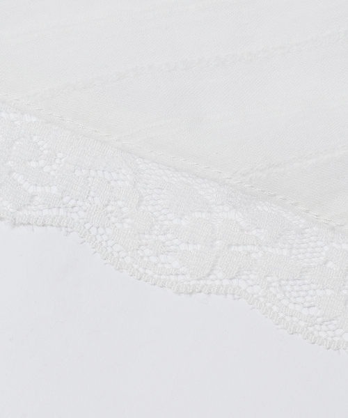 Charles Chaton(シャルルシャトン)の「cotton voile kerchief(その他小物・レディース・ホワイト・FREE)」の7枚目の写真