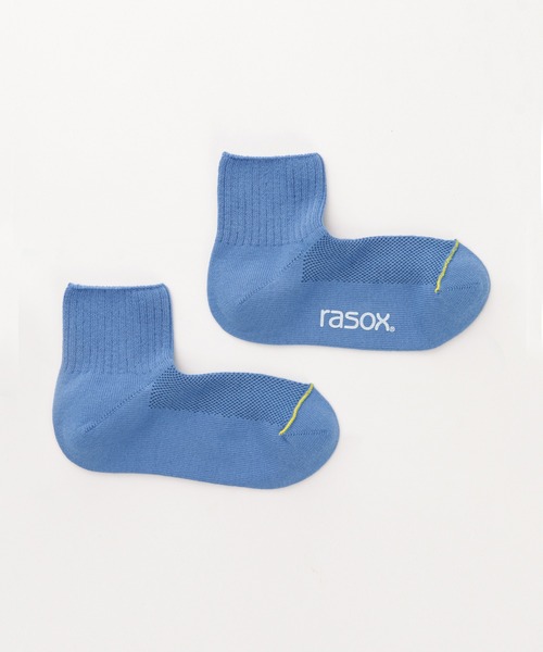 rasox(ラソックス)の「rasox/ラソックス ベーシック・アンクル 靴下(ソックス/靴下・レディース・ブラック/ピンク/ライトグリーン/ロイヤルブルー/ネイビー/オフホワイト・LARGE/MEDIUM/SMALL)」の5枚目の写真